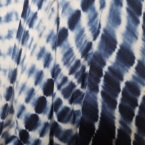 Natural Life Womens OS Tie Dye Beach Coastal Tie Front Kimono Boho Resort Beach - Picture 14 of 14